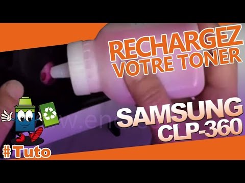 comment remplir toner samsung