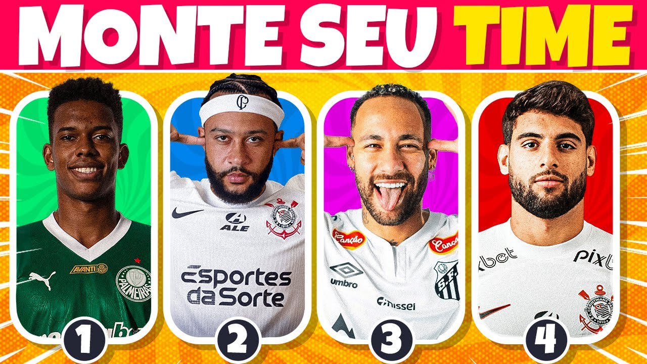 MONTE SEU TIME | CAMPEONATO PAULISTA 2005 ATUALIZADO | FUTEBOL QUIZ