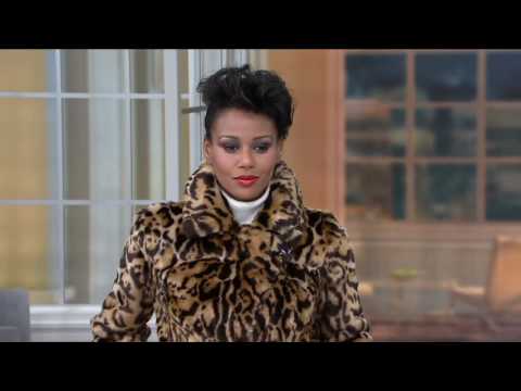 Manteau en fausse fourrure mi-long Dennis Basso Platinum Collection sur QVC
