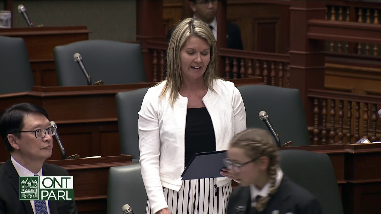 MPP Dunlop Rises to Thank the Georgian Bay Hunters-Anglers for their Service to Simcoe North