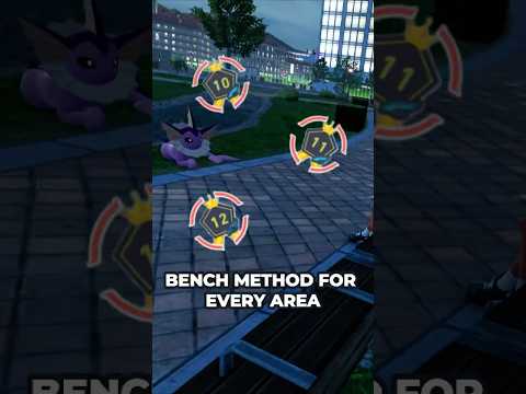 BEST BENCH METHOD LOCATIONS FOR EVERY AREA 10,11, AND 12 #pokemon #pokemonlegendsza #shinypokemon