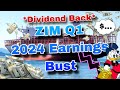 ZIM First Quarter Earning Results & Dividend Announcement