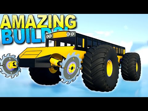 Monster Battle Bus, Hovering Minecraft Block, and More! - Main Assembly Best Builds