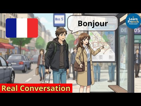 10 Short French Conversations: Asking for Directions (Part 1) | French for Beginners | A2-B1