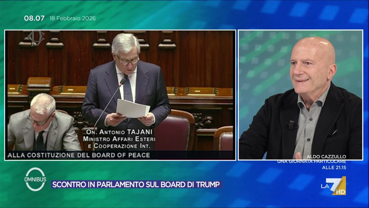 Board of Peace, Minzolini: "L'assente ha sempre torto"