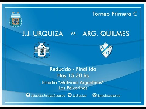J.J.Urquiza 1 - Argentino de Quilmes 0  / Reducido Primera C / Final - Ida / HD