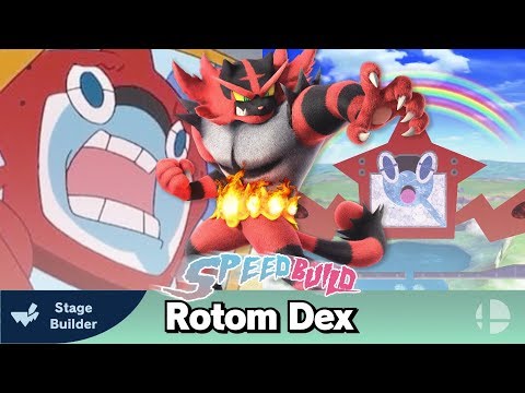 Rotom Dex SPEED BUILD | Super Smash Bros. Ultimate Stage Builder