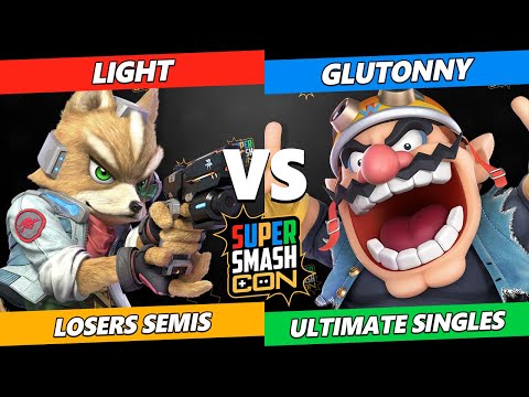 SSC 2022 Losers Semis - Light (Fox) Vs. Glutonny (Wario) Smash Ultimate Tournament