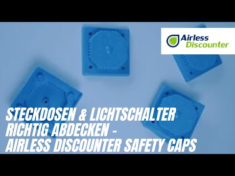 Steckdosen & Lichtschalter richtig abdecken - Airless Discounter Safety Caps