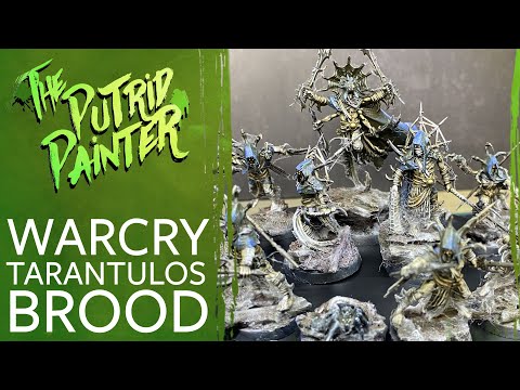 How to paint the Warcry Tarantulos Brood