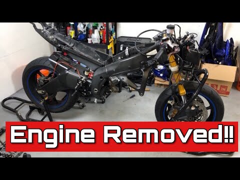Yamaha R6 Engine removal