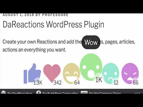 Reactions WordPress Plugin | Codecanyon Scripts and Snippets