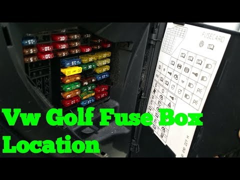 Vw Golf Mk4 Fuse Box Location
