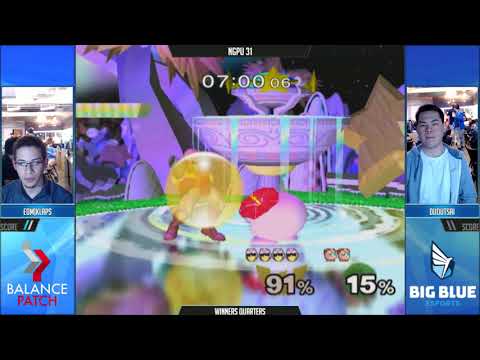 NGPU 31 SSBM - Klaps (C. Falcon) vs. dudutsai (Jigglypuff) - Melee WQF