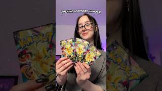 OPENING ASCENDED HEROES 💙💛 #pokemon #pokemontcg #pokemoncards #ascendedheroes