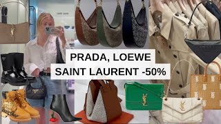 PRADA, SAINT LAURENT, LOEWE, BURBERRY AND MORE OUTLET SHOPPONG VLOG WITH PRICES | Laine’s Reviews