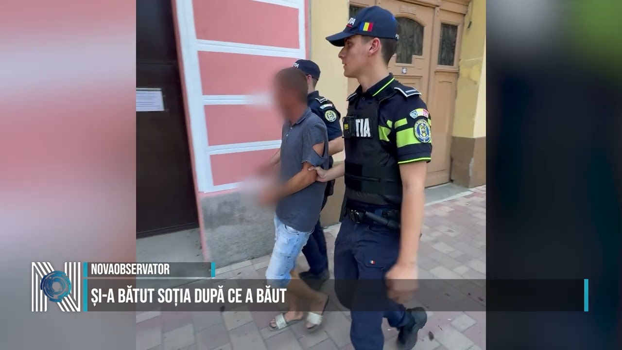 Și-a bătut soția după ce a băut
