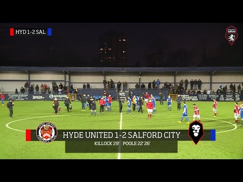 Hyde United 1-2 Salford City - Evo-Stik Northern Premier League 28.12. 15