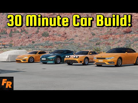30 Minute Car Build Challenge - Alternative History Time! - Automation/BeamNG Drive