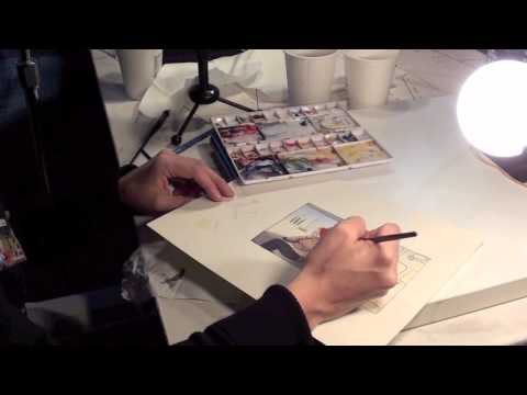 Sarah Glidden: Watercolor for Comics, part 3 of 3