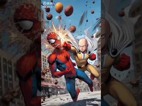 all nexus// saitama vs spiderman vs joker vs bane vs thor🚫 superhero x marvel#ai #marvel #trending📤