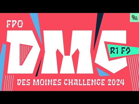 2024 Des Moines Challenge | FPO R1F9 | Korver, Scoggins, Gannon, Midtlyng | Jomez Disc Golf
