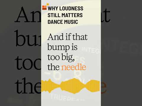 Why vinyl records PHYSICALLY can't be loud 📀 #VinylFacts
