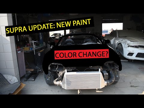 TOYOTA SUPRA BUILD EP: 2 | PAINT REVEAL