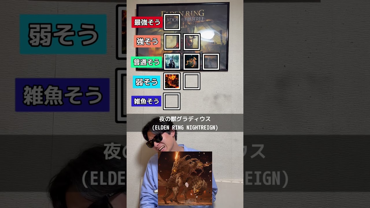 フロムゲー無知による、ボスの名前Tier表 #エルデンリング #ダークソウル #フロムソフトウェア #死にゲー