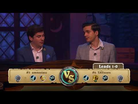 [Hearthstone]Amnesiasc vs YAYtears - Americas Summer Playoffs Quarterfinal #4