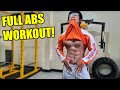 FULL ABS WORKOUT plus back workout | ABS DAY | MAKE IT POP
