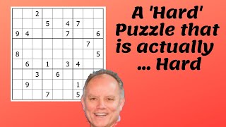 This 'Hard' Sudoku is actually ... Hard 
