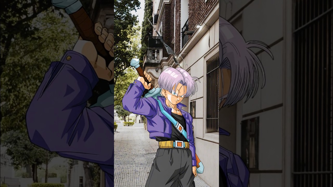 FUTURE TRUNKS MEETS GOHAN PICCOLO #shorts #dbz