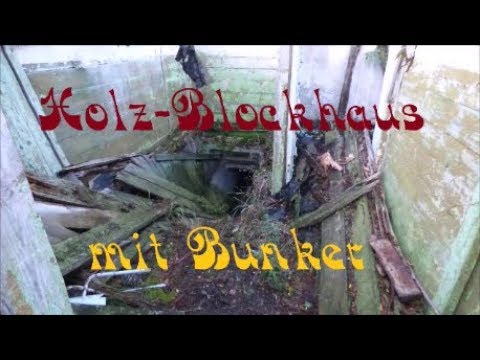 Blockhaus mit Bunker im Wald gefunden / Lost Place