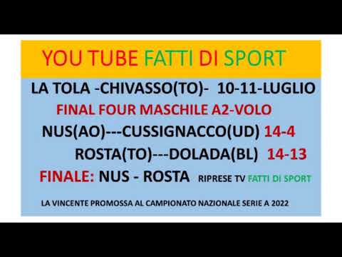 Bocce Final Four A2 Maschile Volo : Tabellini - Chivasso