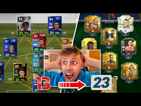 W2S BUILDS A 195 RATED FUT DRAFT ON EVERY FIFA 13 - 23