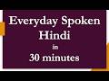 Hindi In 30 Minutes Learn Hindi Through English