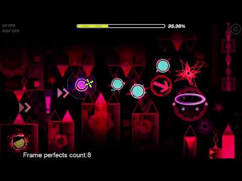 (OLD VERSION) Diabolic Clubstep with frame perfects counter - Geometry Dash