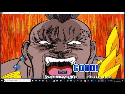 MAME 214 - punching mania 2 - hokuto no kenshiro NANI full arcade gameplay 1080p 60fps SHIN