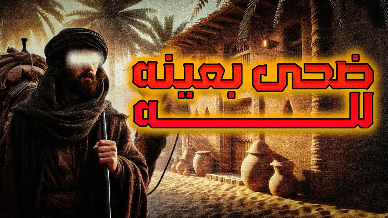 أحد زعماء مكة في الجاهلية | الذي حرم على نفسه الخمر | وضحى بعينه لله | وبكى النب