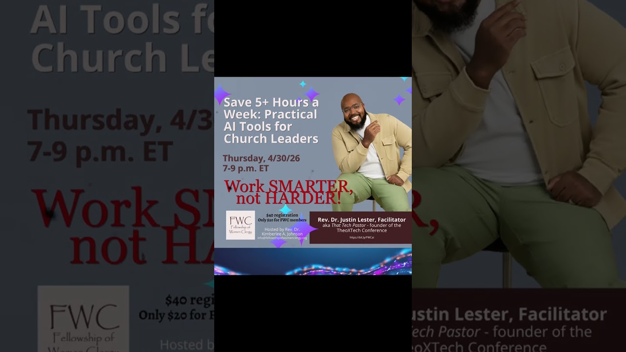 How AI can make your life and work easier! Practical tools webinar Th 4/30/26, 7-9 pm ET.