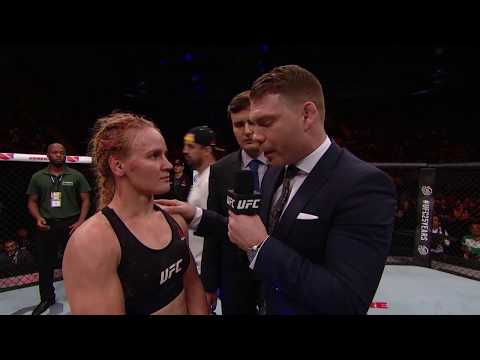 UFC Belém: Entrevista no octógono com Valentina Shevchenko
