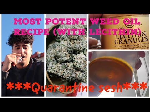 making weed edibles with lecithin