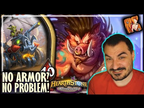 NO ARMOR? NO PROBLEM! - Hearthstone Battlegrounds