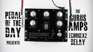 Video thumbnail for Gurus Amps Echosex 2 Echo Delay Guitar Effects Pedal Demo Video by Pedal of the Day