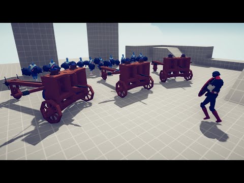 Ballista & Cheerleaders VS Super Hero - Totally Accurate Battle Simulator TABS