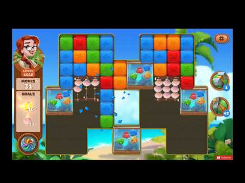 Lost Island Blast Adventure Level 1645 NO BOOSTERS - A S GAMING ✔