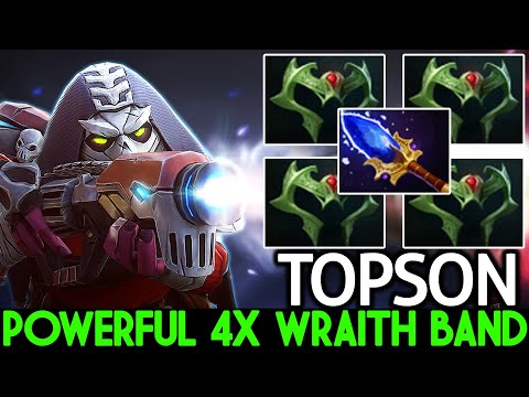 TOPSON [Sniper] Powerful Wraith Band Build Destroy Mid Lane Dota 2