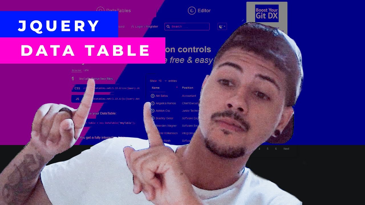 USING JQUERY DATA TABLE [EN-US] |  #jquery #pagination