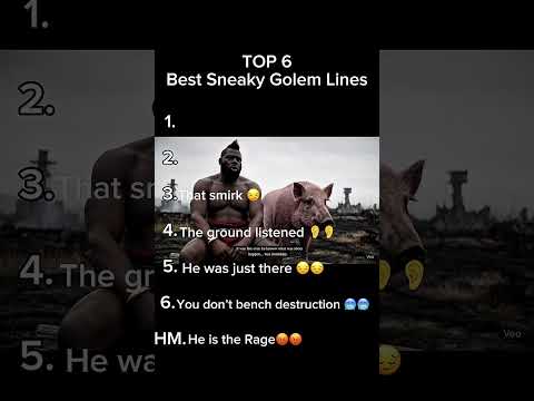 Sneaky Golem best lines!! Which one is your favorite ? #clashroyale #golem #ai